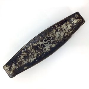 Distressed Look Metal Accent Dish